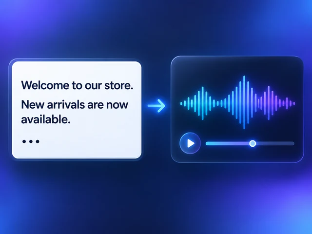 筆電將公告訊息轉換成語音音訊