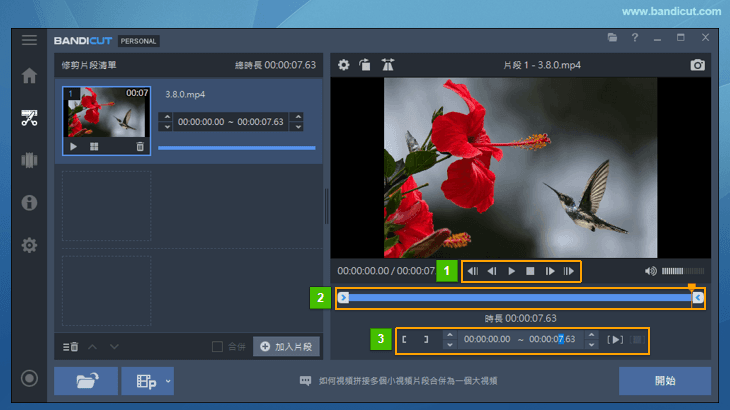 Video Cutting Section