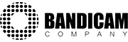 Bandicam Company 徽标 - Monochrome 黑徽标