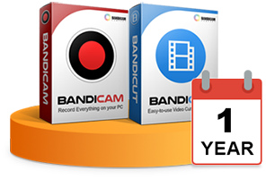 Bandicam + Bandicut 套餐 / 1 年