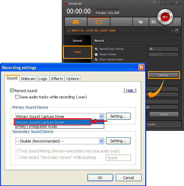WinXP聲音錄製 - Bandicam WinXP聲音錄製 - Bandicam