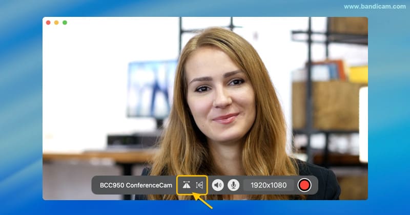 鏡像或翻轉攝影機畫面