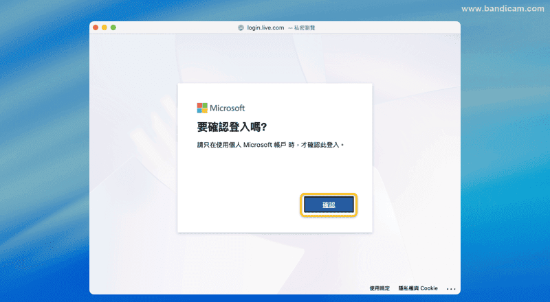 Bandicam OneDrive 授權