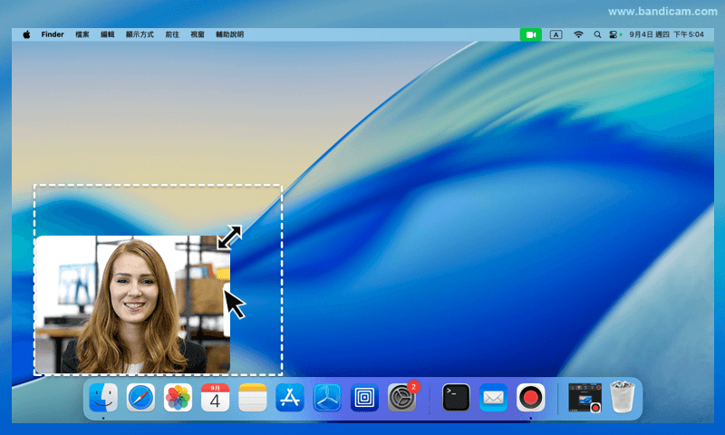 mac螢幕與攝像頭錄製