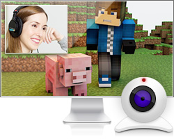 Bandicam 的主要特點 - 加入網路攝影機