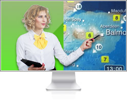 Bandicam 的主要特點 - 色鍵效果