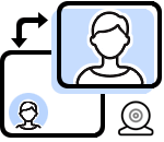 添加的攝影機可以移動畫面，轉換全螢幕 - Bandicam